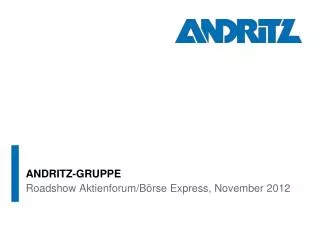 andritz gruppe