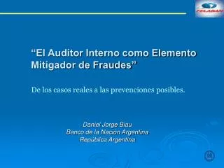 el auditor interno como elemento mitigador de fraudes