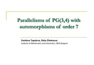 Parallelisms of PG(3,4) with automorphisms of order 7