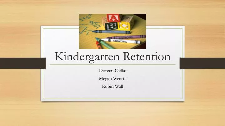 kindergarten retention