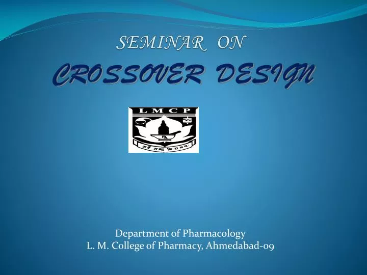 seminar on crossover design