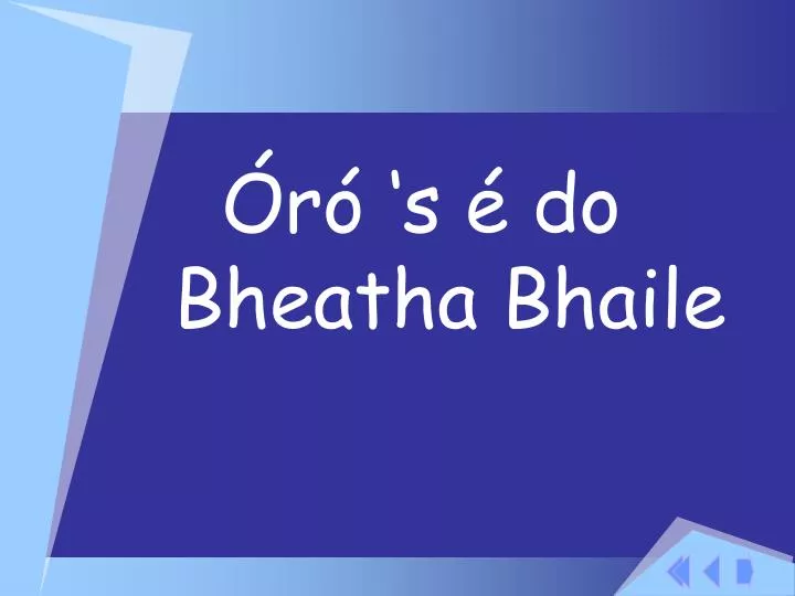 r s do bheatha bhaile