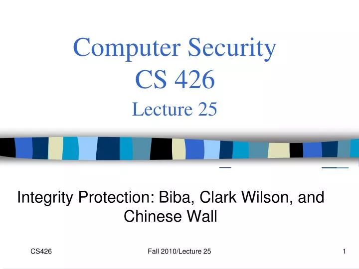 computer security cs 426 lecture 25