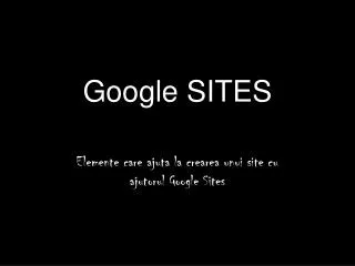 google sites