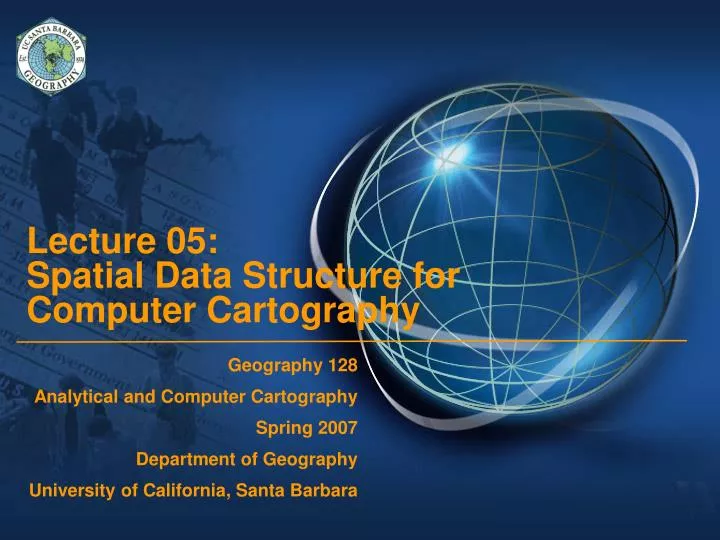 lecture 05 spatial data structure for computer cartography
