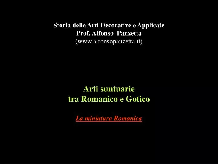 arti suntuarie tra romanico e gotico la miniatura romanica