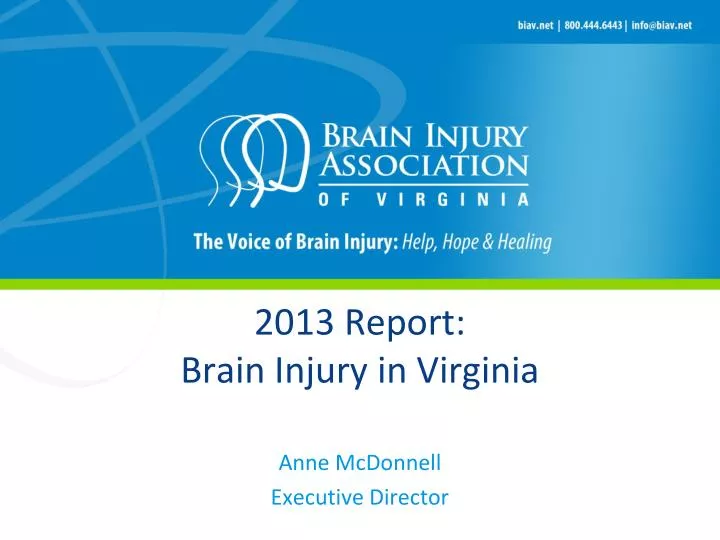 2013 report brain injury in virginia
