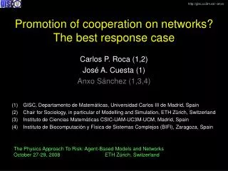 Promotion of cooperation on networks? The best response case