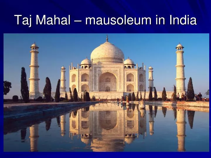 taj mahal mausoleum in india
