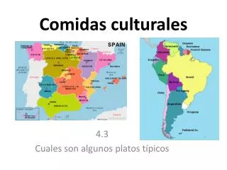 comidas culturales