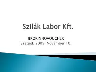 szil k labor kft