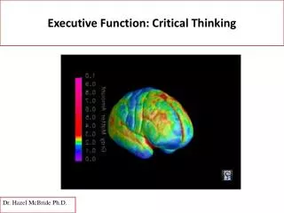 Executive Function: Critical Thinking