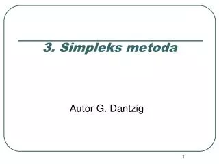 3 simpleks metoda