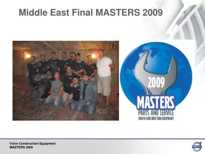 middle east final masters 2009
