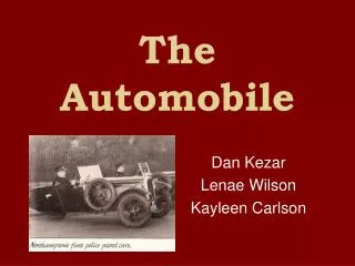 The Automobile