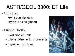 ASTR/GEOL 3300: ET Life