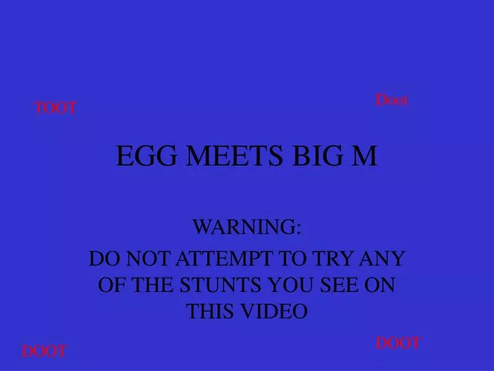 egg meets big m