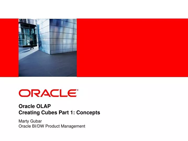 oracle olap creating cubes part 1 concepts