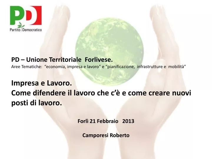 forl 21 febbraio 2013 camporesi roberto