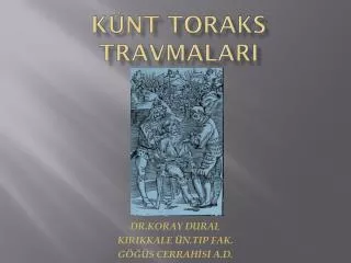 k nt toraks travmalari