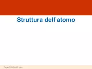 struttura dell atomo