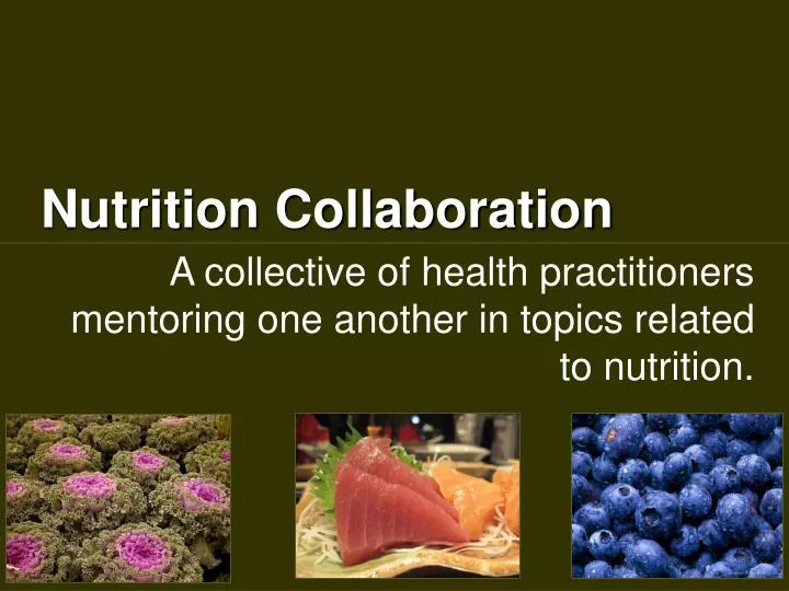 nutrition collaboration
