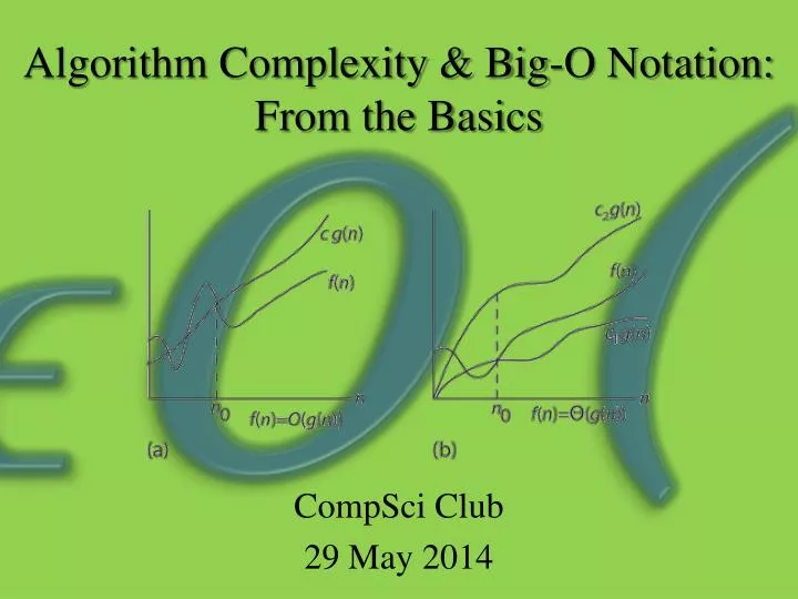 algorithm complexity big o notation from the basics
