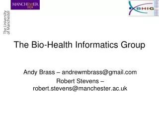 The Bio-Health Informatics Group