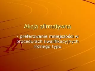 akcja afirmatywna