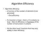 Algorithm Efficiency - slide 1