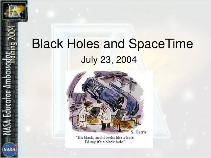 black holes and spacetime