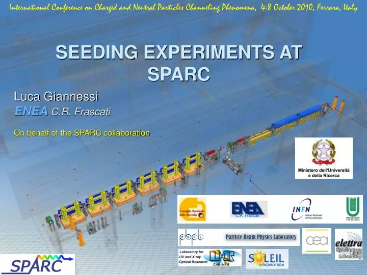 seeding experiments at sparc