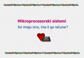 mikroprocesorski sistemi