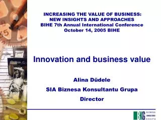 INCREASING THE VALUE OF BUSINESS: NEW INSIGHTS AND APPROACHES