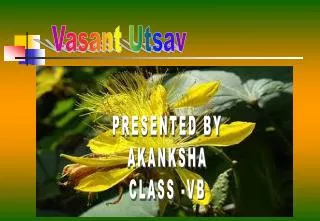 PRESENTED BY AKANKSHA CLASS -VB