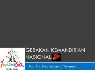 gerakan kemandirian nasional