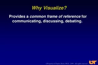 Why Visualize?