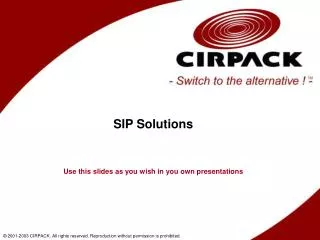 SIP Solutions