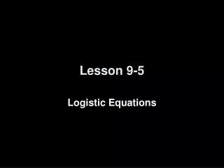 Lesson 9-5