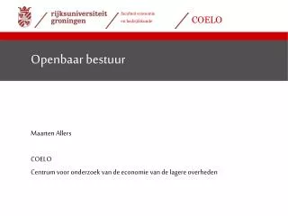 openbaar bestuur