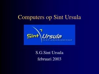 computers op sint ursula