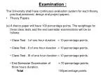 Examination : - slide 1