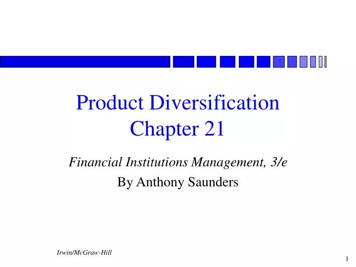 product diversification chapter 21