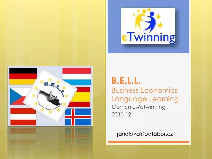 b e l l business economics language learning