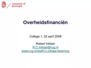 overheidsfinanci n