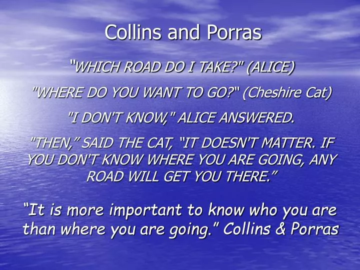 collins and porras