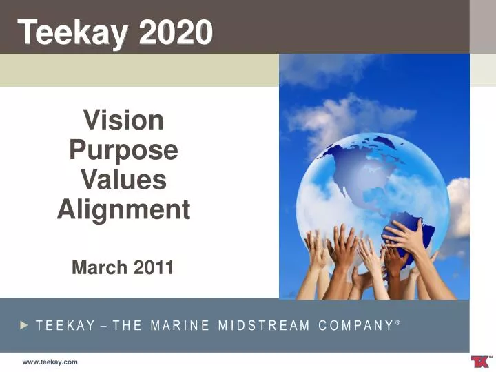 vision purpose values alignment march 2011