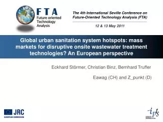 Global urban sanitation system hotspots: mass markets for disruptive onsite wastewater treatment