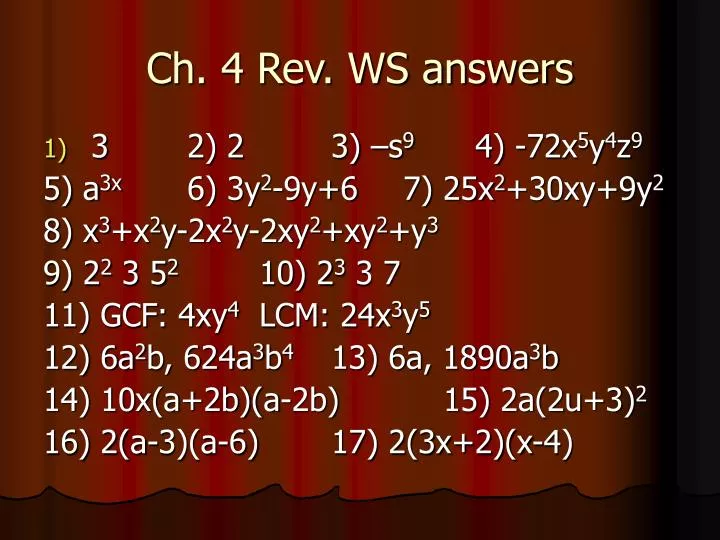 ch 4 rev ws answers