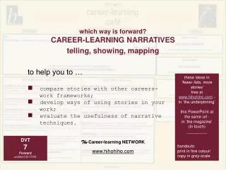 The Career-learning NETWORK hihohiho